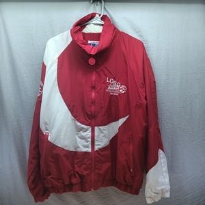 UNM Lobos 6th man lined windbreaker converse L